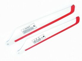 Rc Helicopter Shuttle T-634 Rotorblad A set van 2 Rood / wit