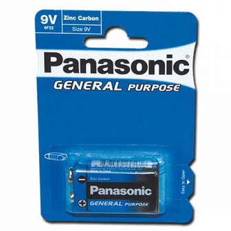 Panasonic 9V batterij General purpose