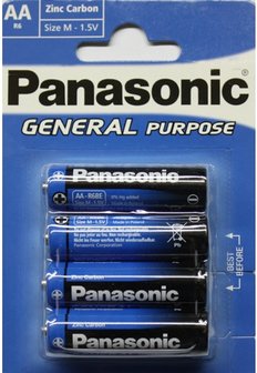 Panasonic 1,5V AA batterij General purpose