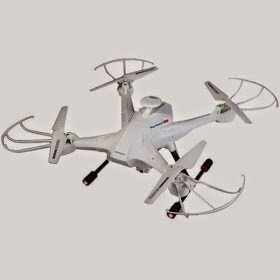 Lian Sheng LS - 128 Sky Hunter FPV RC Quadcopter met HD-Camera RTF real-time transmissie Headless modus 2.4GHz 6 as Gyro