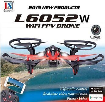 Lishitoys L6052W RC Quadcopter FPV Camera Headless Mode