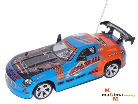 Rc Drift auto 1/14 Blauw Champion Car