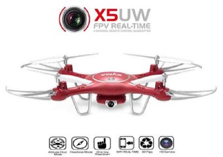 Quadcopter SYMA X5UW 720P WIFI camera FPV REAL TIME