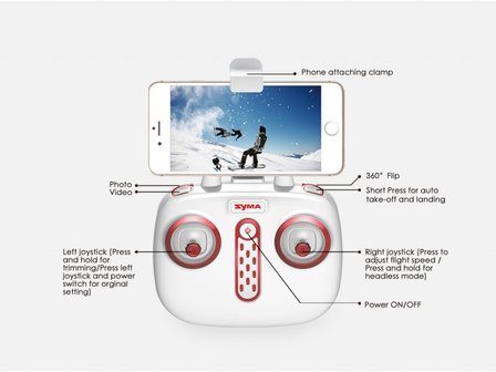 Quadcopter SYMA X5UW 720P WIFI camera FPV REAL TIME