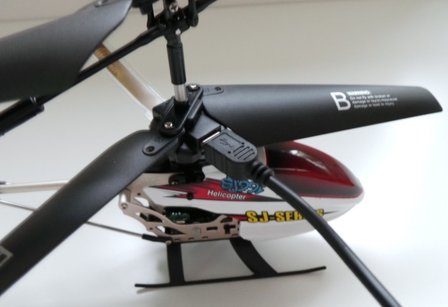 Rc helicopter met Led tekst op rotorblad je eigen tekst