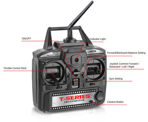 MJX T41C T-641C 3CH 2.4GHz Helicopter met HD Camera 