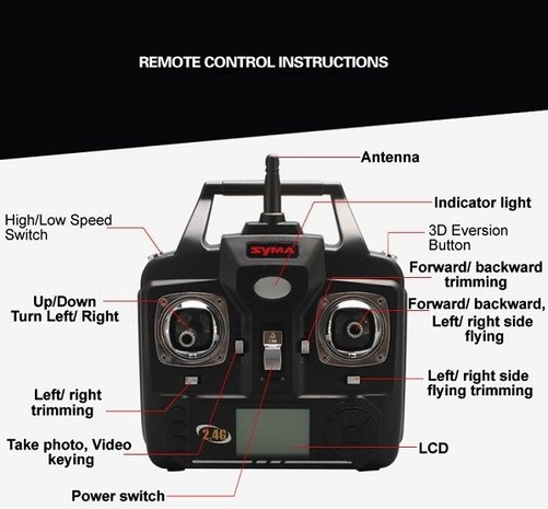 Syma X5SW Wi-fi FPV Real-time camera 2.4G QuadCopter