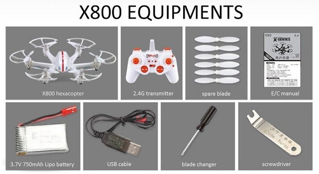 MJX X800 Quadcopter FPV READY 2.4gHz 4ch