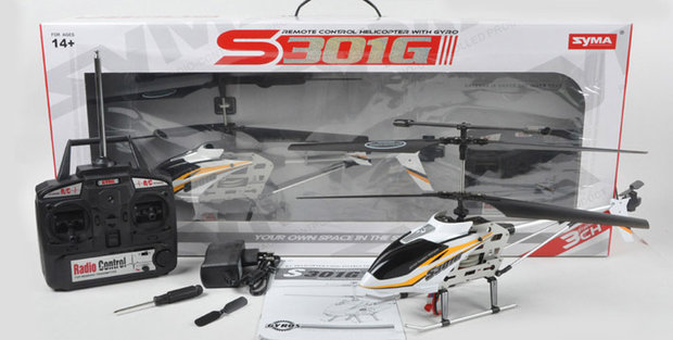 SYMA S301G 3CH R/C helicopter with GYRO