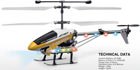 MJX T-SERIES T605 T05 HELIKOPTER LCD PRO 3CH HELI METAL FRAME BODY