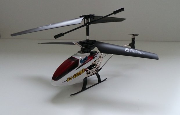 Rc helicopter met Led tekst op rotorblad je eigen tekst