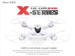 MJX X 400 FPV 2.4G 6-assige 3D Roll RC Quadcopter met HD Camera