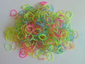 Glow In the dark Loom Bands elastiekjes Mix