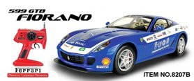 Ferrari 599 GTB Fiorano Racing Editon in het blauw