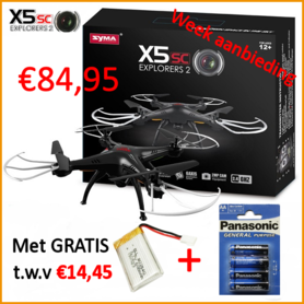 Syma X5SC headless 2MP HD camera Drone 2.4gHz 4CH.