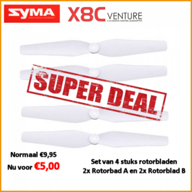 Syma X8C-05-Blades-white / Rotorbladen Syma X8C-05-Blades-white / Rotorbladen