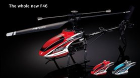 MJX F-Series F646 F46 4 kanaals,singel blade 2.4GHZ helicopter