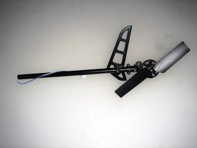 MJX F46 F646 Complete Tail unit / Complete staart set met motor