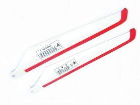 Rc Helicopter Shuttle T-634 Rotorblad A set van 2 Rood / wit
