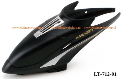 Hawkspy LT-712-01 Helicap / Canopy (zwart) 