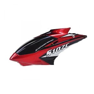 Syma S107C-01-Head-cover / Heli Cocpit-Red