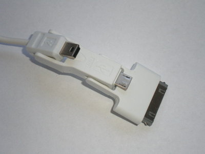 3 in 1 Micro Mini USB 2.0 Data kabel voor iPhone 4s 4 G 3 G iPad 2/3