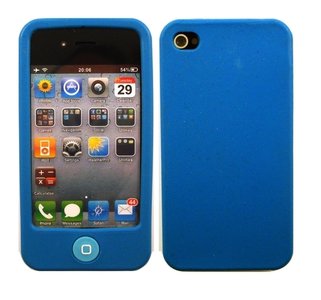 iPhone 4G Silicone Hoesje Blauw