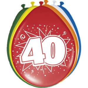 leeftijd ballonnen versiering 40 Jaar