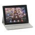 Rotary Leren Tas voor iPad 2, iPad 3- Wit_